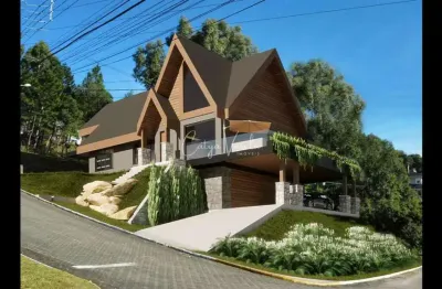 Casa com 3 quartos à venda na rua gentil bonato esquina com francisco a. zati, vale das colinas, gramado, 440 m2 por r$ 2.700.000