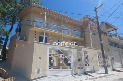 Ótimos sobrados com 3 dormitórios, acabamento de primeira, piso porcelanato, localização exelente - vila mirante.