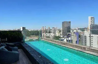Flat com 1 dormitório à venda, 45 m² por r$ 690.000,00 - pinheiros - são paulo/sp