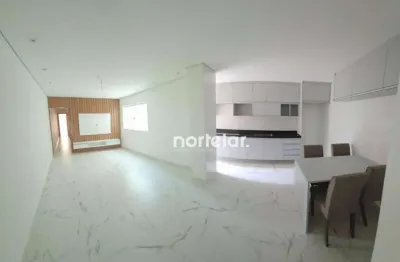 Apartamento mobiliado 3 quarto 1 suite 2 vaga no barrio  campestre santo andré