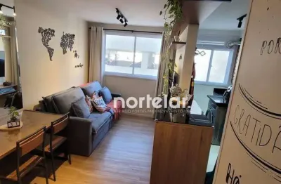 Apartamento com 2 dormitórios à venda,spazio serra da cantareira 43 m² por r$ 350.000 - jardim iris - são paulo/sp