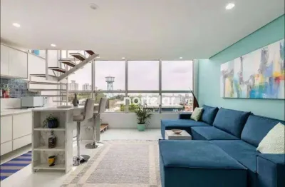 Apartamento duplex com 1 dormitório à venda, 45 m² por r$ 625.000,00 - santana - são paulo/sp