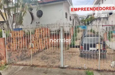 Excelente terreno na vila ipojuca, plano, 425m², 12x35. próximo à rua toneleros. possui construção antiga.