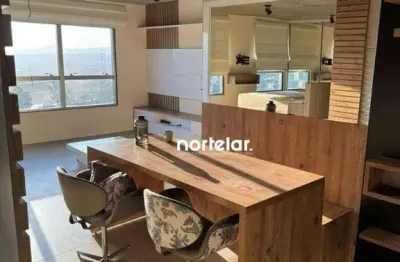 Apartamento com 1 dormitório para alugar, 70 m² por r$ 6.901,87/mês - vila leopoldina - são paulo/sp