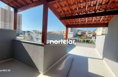 Apartamento com cobertura a venda 2 quarto 1 vaga na rua madri