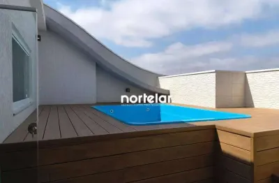 Cobertura com 3 dormitórios à venda, 128 m² por r$ 1.050.000,00 - lauzane paulista - são paulo/sp