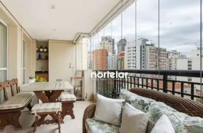 Apartamento com 4 quartos à venda, 206 m² por r$ 3.400.000 - perdizes - são paulo/sp