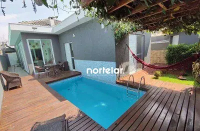 Casa térrea com 3 quartos à venda, 170 m² - new ville - santana de parnaíba/sp