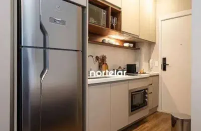 Studio com 1 dormitório para alugar, 25 m² alto padrão - santa cecilia - são paulo/sp