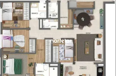 Apartamento com 4 dormitórios à venda, 109 m² por r$ 1.230.000 - parque são domingos - são paulo/sp