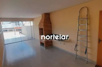 Apartamento com cobertura a venda 3 quarto 2 vaga 140m² na rua dona maria goretti, santo andré