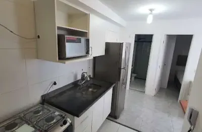 Locação -apto mobiliado ao lado do metrô barra funda/sp-2 dormitórios - 36 m2