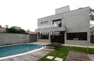 Sobrado com 4 dormitórios à venda, 496 m² por r$ 8.800.000,00 - alto de pinheiros - são paulo/sp