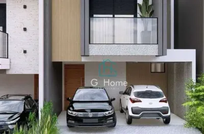 Lindo sobrado em construção com 3 dormitórios à venda, 135 m² por r$ 960.000 - condomínio morada das flores - cambé/pr