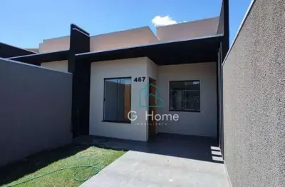 Casa com 2 dormitórios à venda, 55 m² por r$ 250.000,00 - jardim padovani - londrina/pr