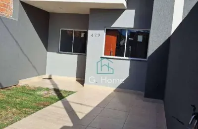 Casa com 2 dormitórios à venda, 56 m² por r$ 277.000,00 - jardim colúmbia d - londrina/pr