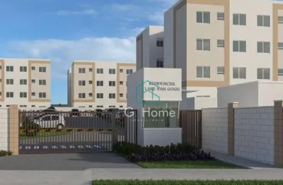 Apartamento com 2 dormitórios para alugar, 47 m² por R$ 1.600,01/mês - Acquaville - Londrina/PR