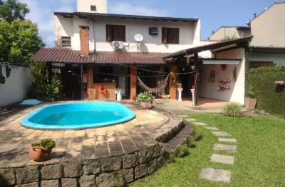 Casa com 3 dormitórios à venda, 235 m²- guarujá - porto alegre/rs