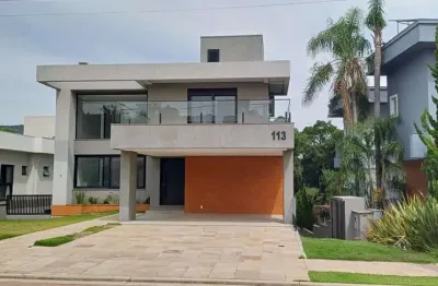 Linda casa alto padrão 4 suítes 349m² cond. alphaville toscana