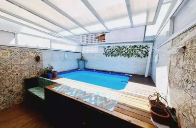 Condominio la fuente linda casa com 3 dorm. suite e patio com piscina