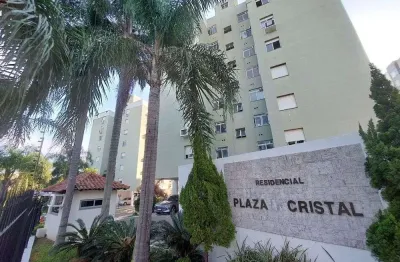 Plaza cristal lindo apto. semi mo0biliado 2 dorm. com box escriturado