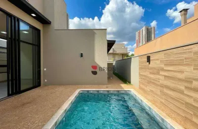 Casa alto padrão, com 149m², 3 quartos (suítes), à venda no condomínio quinta da prima vera em ribeirão preto/sp i imobiliária brioni imóveis