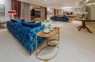 Apartamento de alto padrão porteira fechada a venda com 507 m2, 4 suítes no condomínio cidade de paris em ribeirão preto i imobiliária brioni imóveis