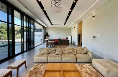 Sobrado alto padrão, com 600m², 4 quartos/suítes, à venda no condomínio arara vermelha em ribeirão preto/sp i imobiliária brioni imóveis