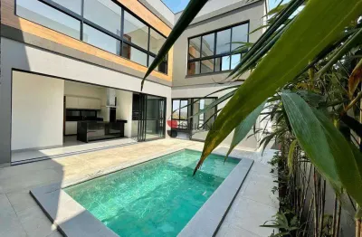 Sobrado alto padrão, com 307m², 4 quartos/suítes, à venda no condomínio terras de siena em ribeirão preto/sp i imobiliária brioni imóveis