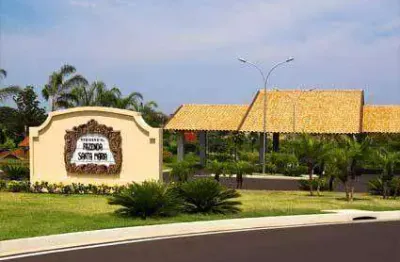 Terreno a venda no condomínio fazenda santa maria, em cravinhos/sp i imobiliária em ribeirão preto i brioni imóveis