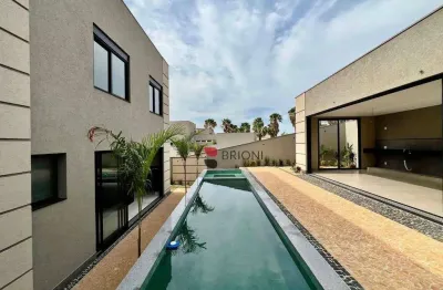 Sobrado alto padrão 421m² 4 quartos/4 suítes em condomínio alphaville 3/sp i imobiliária em ribeirão preto i brioni imóveis.