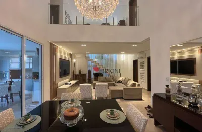 Casa sobrado alto padrão com 265 m², 04 quartos à venda no condomínio vila romana em ribeirão preto/sp i imobiliária brioni imóveis