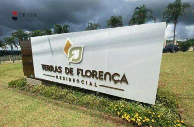 Terreno  alto padrão com 352 m² à venda no condomínio terras de florença em ribeirão preto/sp i imobiliária brioni imóveis