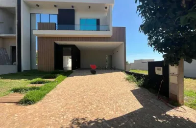 Casa sobrado alto padrão com 270 m², 03 quartos (suítes) à venda no condomínio reserva imperial em ribeirão preto/sp i imobiliária brioni imóveis