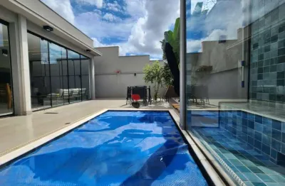 Casa sobrado alto padrão com 286m², 5 quartos/suítes, à venda no condomínio san marco em ribeirão preto/sp i imobiliária brioni imóveis