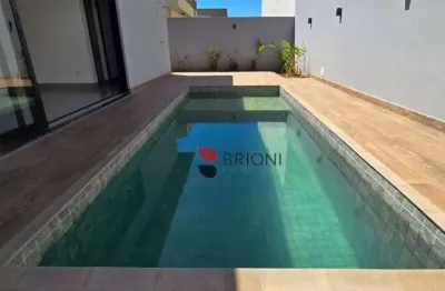 Casa térrea alto padrão com 182m², 3 suíte, condomínio quinta dos ventos à venda, em ribeirão preto/sp i imobiliária em ribeirão preto brioni imóveis