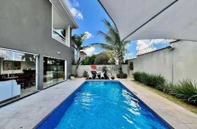 Casa sobrado alto padrão com 357m², 3 quartos/suítes à venda no condomínio saint gerardt, em ribeirão preto/sp i imobiliária brioni imóveis
