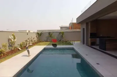 Casa alto padrão condomínio terras de florença, 294m², 3 quartos,  à venda ribeirão preto/sp