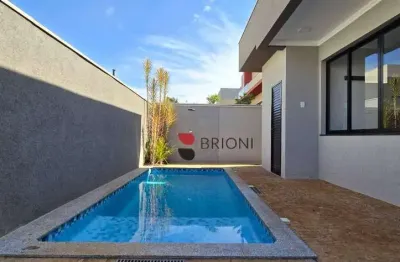 Casa térrea no condomínio portal da mata 162m², 3 quartos/suítes á venda, em ribeirão preto/sp i imobiliária em ribeirão preto i brioni imóveis