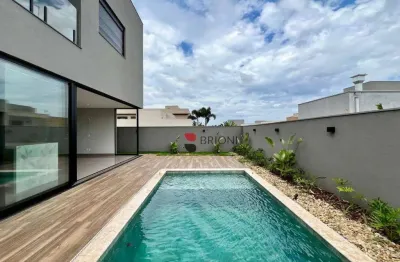 Casa alto padrão com 310m², 3 quartos à venda no condomínio terras de siena em ribeirão preto/sp i imobiliária brioni imóveis