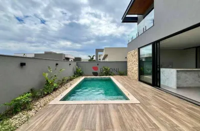 Casa alto padrão com 310m², 3 quartos à venda no condomínio terras de siena em ribeirão preto/sp i imobiliária brioni imóveis