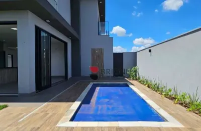 Casa sobrado alto padrão em condomínio vivendas da mata, com 210m², 3 quartos/suítes, à venda em ribeirão preto/sp i imobiliária brioni imóveis