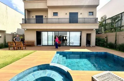 Casa Alto Padrão com 5 quartos(suites) no condomínio Alphaville Ribeirão Preto I Imobiliária em Ribeirão Preto