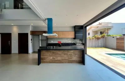Casa sobrado alto padrão com 250 m², 3 quartos/suites à venda no condomínio quinta da primavera, em ribeirão preto/sp i imobiliária brioni imóveis