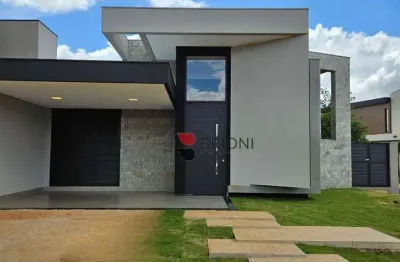 Casa térrea alto padrão, 162m², 3 quartos (suítes) no condomínio vivendas da mata, à venda em ribeirão preto/sp i brioni imóveis