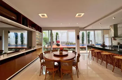 Casa sobrado alto padrão com 414m², 5 quartos à venda no condomínio alphaville 2 em ribeirão preto/sp i imobiliária brioni imóveis