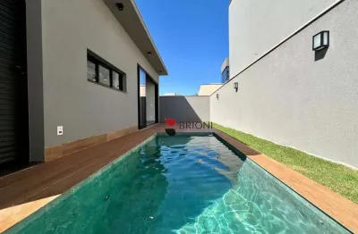 Casa alto padrão com 192m², 3 quartos/suítes à venda no condomínio quinta dos ventos em ribeirão preto/sp i imobiliária brioni imóveis