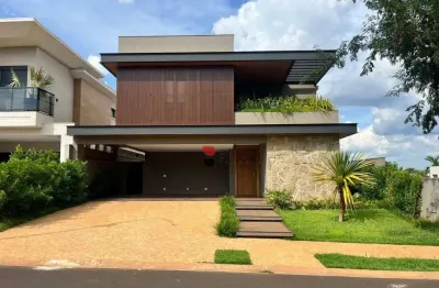 Casa sobrado alto padrão com 420 m², 4 quartos suítes à venda no condomínio bela vista em ribeirão preto/sp i imobiliária brioni imóveis