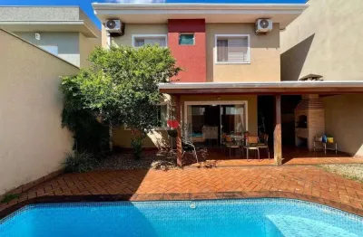 Casa alto padrão com 181m², 3 quartos/suítes à venda no condomínio nova aliança em ribeirão preto/sp i imobiliária brioni imóveis