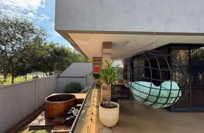 Casa alto padrão com 343m², 3 quartos para locação e venda no condomínio alphaville 3 em ribeirão preto/sp i imobiliária brioni imóveis